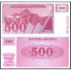 SLOVENIA 500 Tolarjev 1990