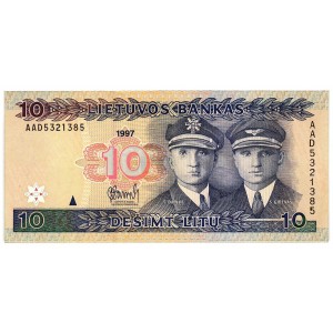 LITHUANIA 10 Litu 1997