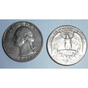 USA Washington Quarter 1961 D
