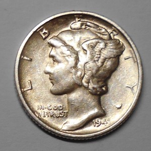 USA Mercury Dime 1941 AG