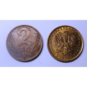 POLAND 2 Zlote 1977