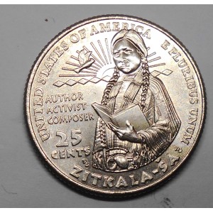 USA 25 Cents 2024 P Zitkala-Ša