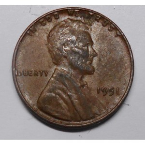 USA 1 Cent 1951 Lincoln