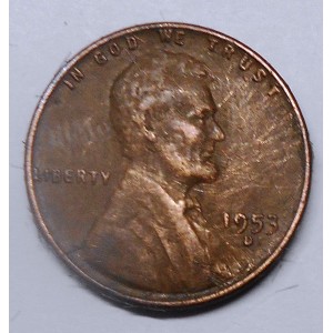 USA 1 Cent 1953 D Lincoln