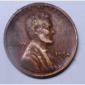 USA 1 Cent 1954 D Lincoln