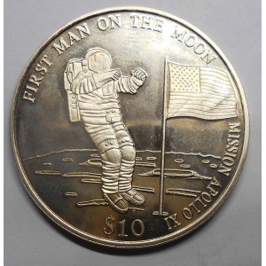 LIBERIA 10 Dollars 2000...