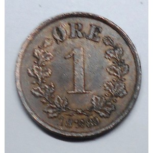NORWAY 1 Ore 1889
