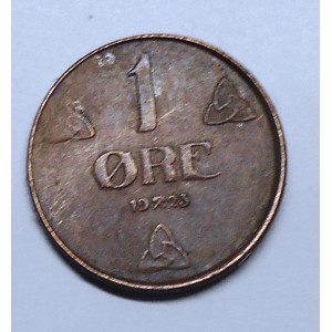 NORWAY 1 Ore 1923 rare