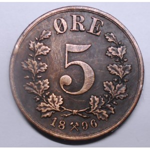 NORWAY 5 Ore 1896