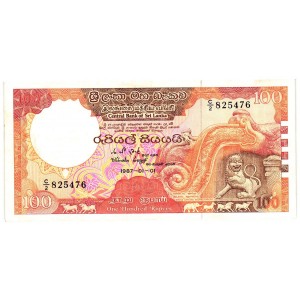 SRI LANKA 100 Rupees 1987