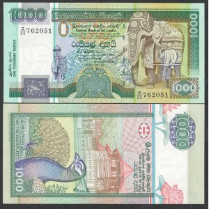 SRI LANKA 1000 Rupees 1992