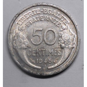 FRANCE 50 Centimes 1945 B...