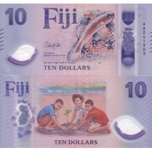 FIJI 10 Dollars 2026 Polymer