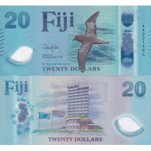 FIJI 20 Dollars 2026 Polymer