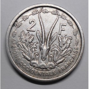 FRENCH WEST AFRICA 2 Francs...