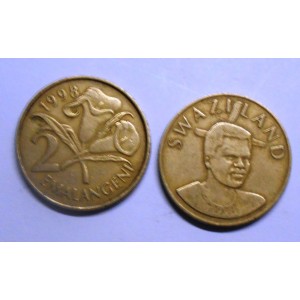 SWAZILAND 2 Emalangeni 1998