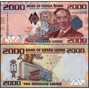 SIERRA LEONE 2000 Leones 2016