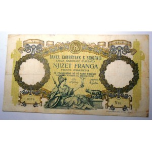 ALBANIA 20 Franga 1939