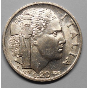 20 CENTESIMI IMPERO 1936