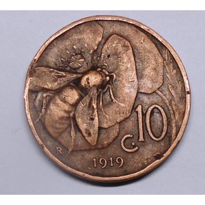 10 Centesimi 1919