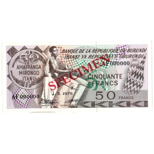 BURUNDI 50 Francs 1979...