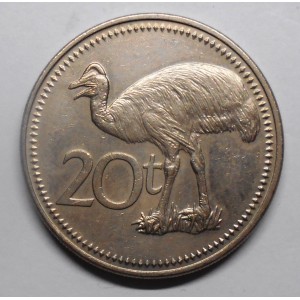 PAPUA NEW GUINEA 20 Toea 1984