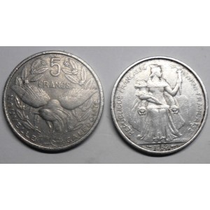 NEW CALEDONIA 5 Francs 1952