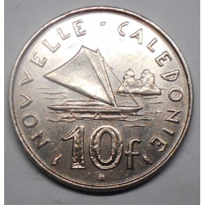 NEW CALEDONIA 10 Francs 1973