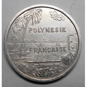 FRENCH POLYNESIA 2 Francs 1990