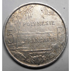 FRENCH POLYNESIA 5 Francs 1990