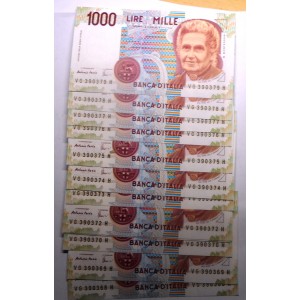 1000 Lire Montessori 1990...