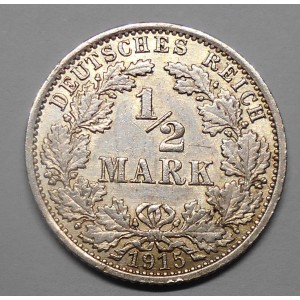 GERMANY EMPIRE 1/2 Mark...