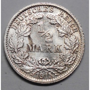 GERMANY EMPIRE 1/2 Mark...