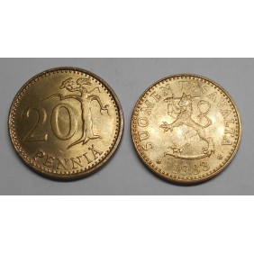 FINLAND 20 Pennia 1983 K