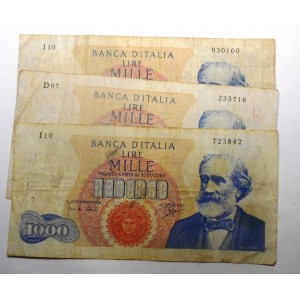 1000 Lire VERDI 1962