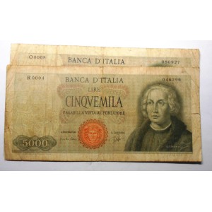 5000 Lire 1964 COLOMBO 1...