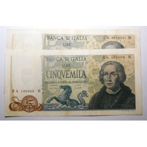 5000 LIRE 1971 COLOMBO 3...
