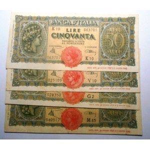 50 Lire 1944 Luogotenenza