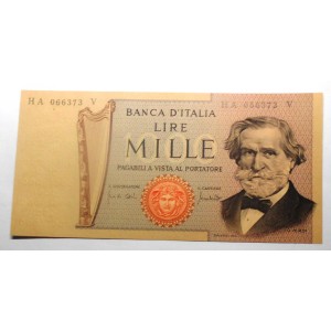 1000 Lire Verdi 1969 Carta...