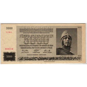 BOHEMIA & MORAVIA 5000...