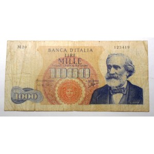 1000 Lire VERDI 1963