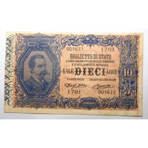 10 Lire Vittorio Emanuele...
