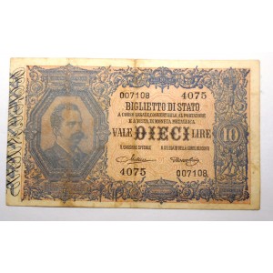 10 Lire Vittorio Emanuele...