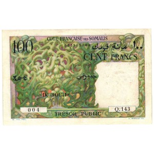 FRENCH SOMALILAND 100...