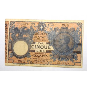 5 Lire 1923