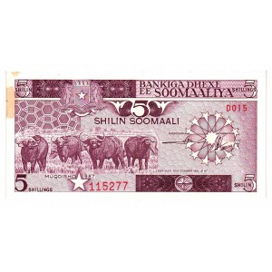 SOMALIA 5 Shillings 1987...