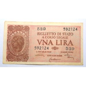 1 Lira 23.11.1944 Di Cristina