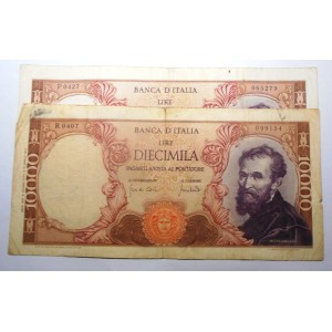 10.000 Lire Michelangelo 1970