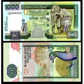 SRI LANKA 1000 Rupees 2001