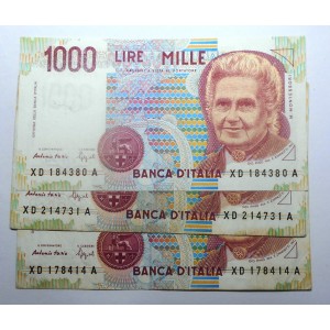 1000 Lire Montessori Serie...